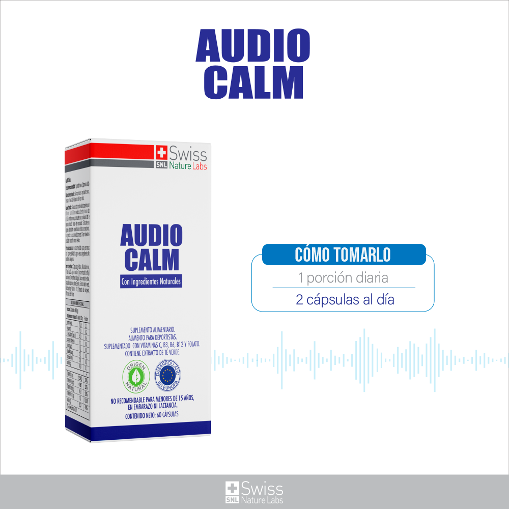 Alivio Tinnitus Audio Calm Origen Natural