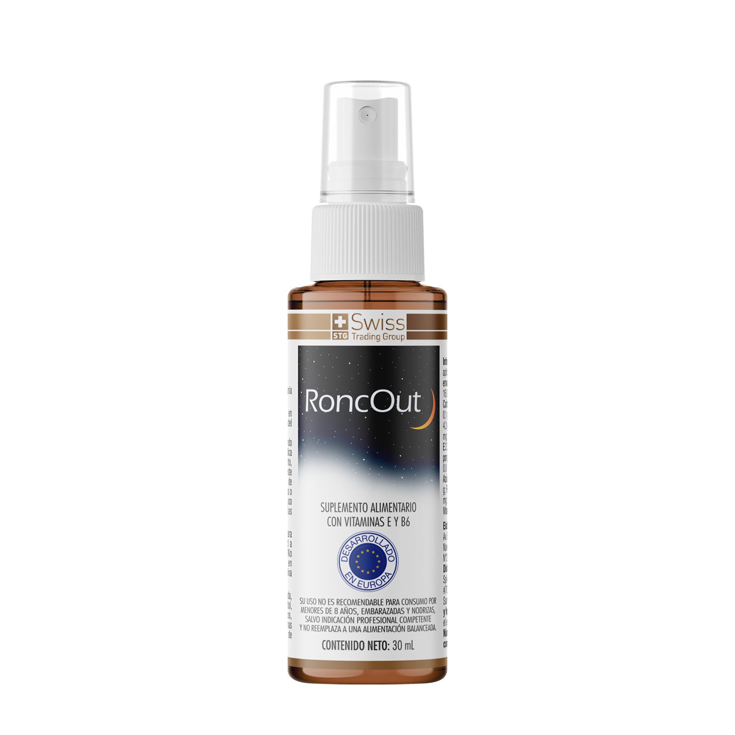 Ronc-Out Suplemento Alimenticio en Spray Para los Ronquidos 30 ml