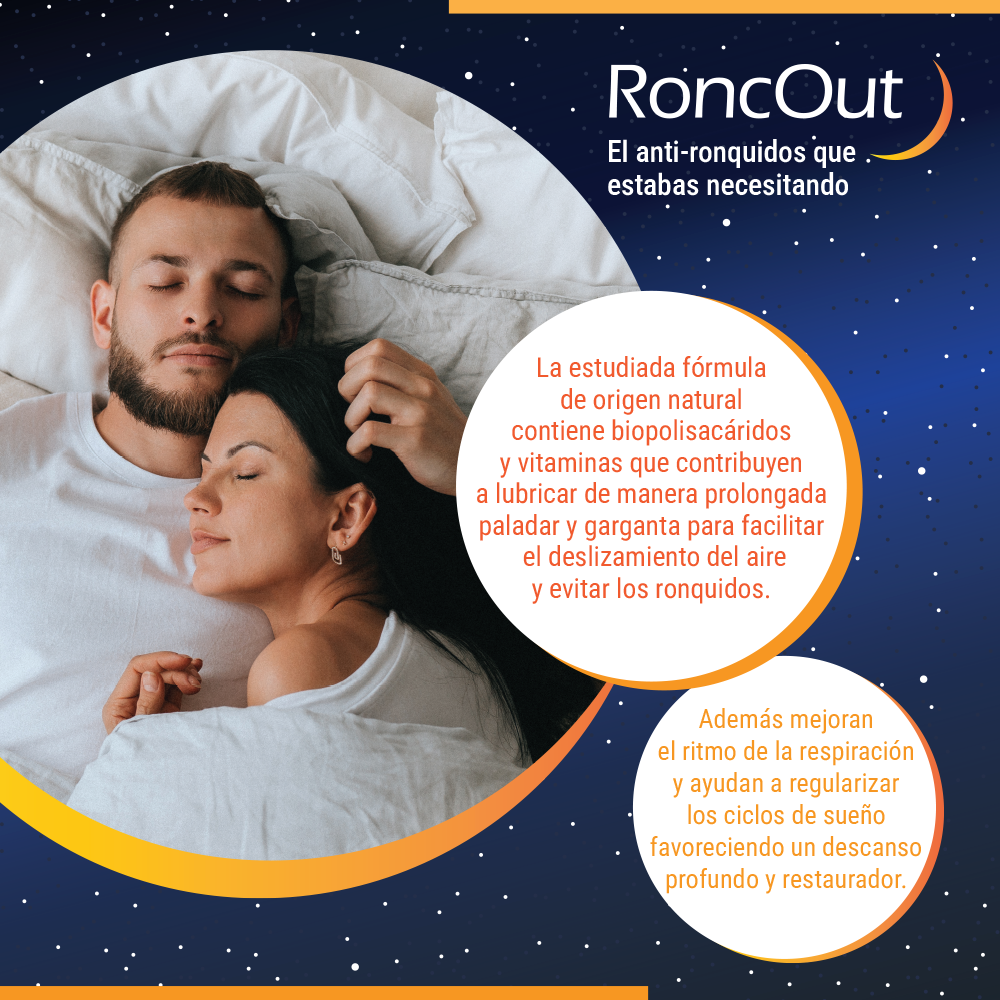 Ronc-Out Suplemento Alimenticio en Spray Para los Ronquidos 30 ml