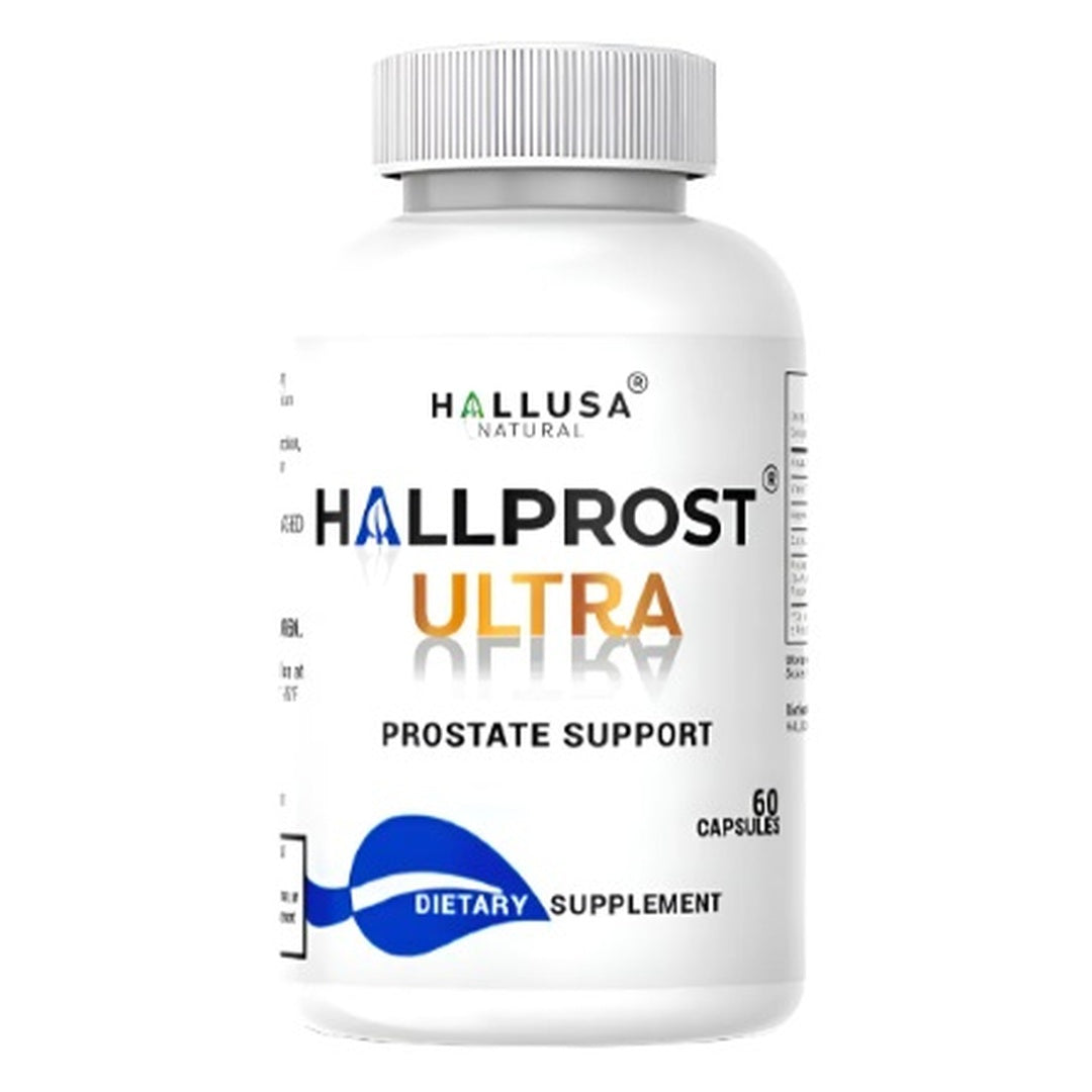 Hallprost Ultra 60 Cápsulas Concentradas, Suplemento Prostata, Original Sin Sabor