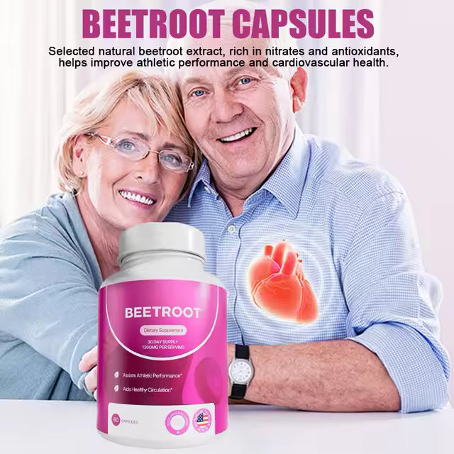 Beetroot Mejora Circulación, Energía y La Salud Del Corazón Antioxidante Natural