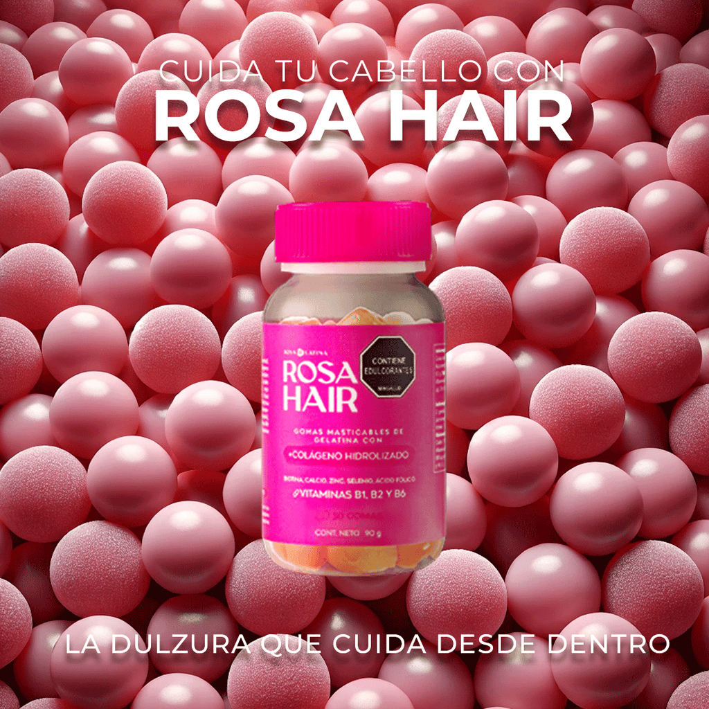 Rosa Hair, Gomitas De Colageno Hidrolizado 90gr