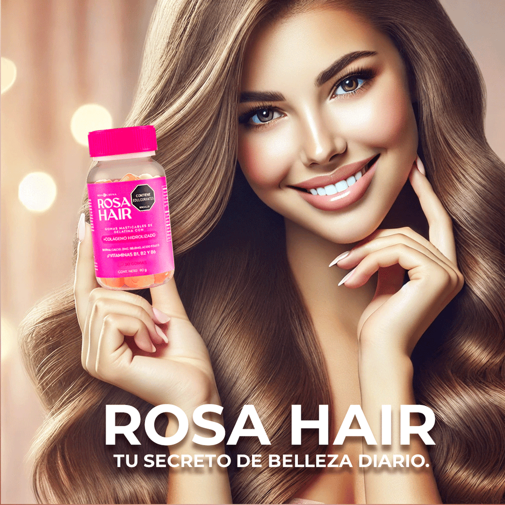Rosa Hair, Gomitas De Colageno Hidrolizado 90gr