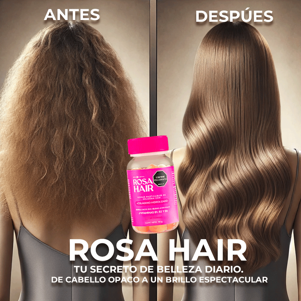 Rosa Hair, Gomitas De Colageno Hidrolizado 90gr