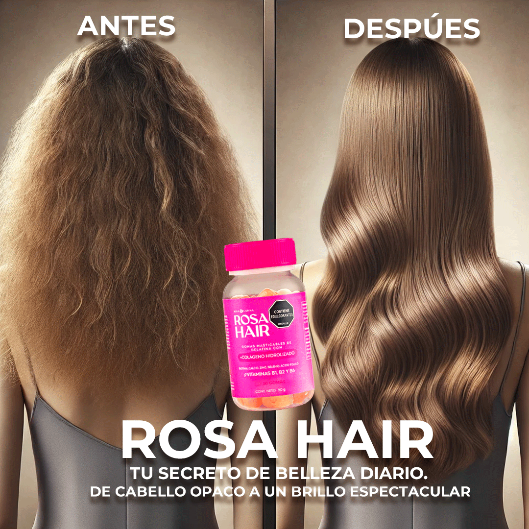 Rosa Hair, Gomitas De Colageno Hidrolizado 90gr
