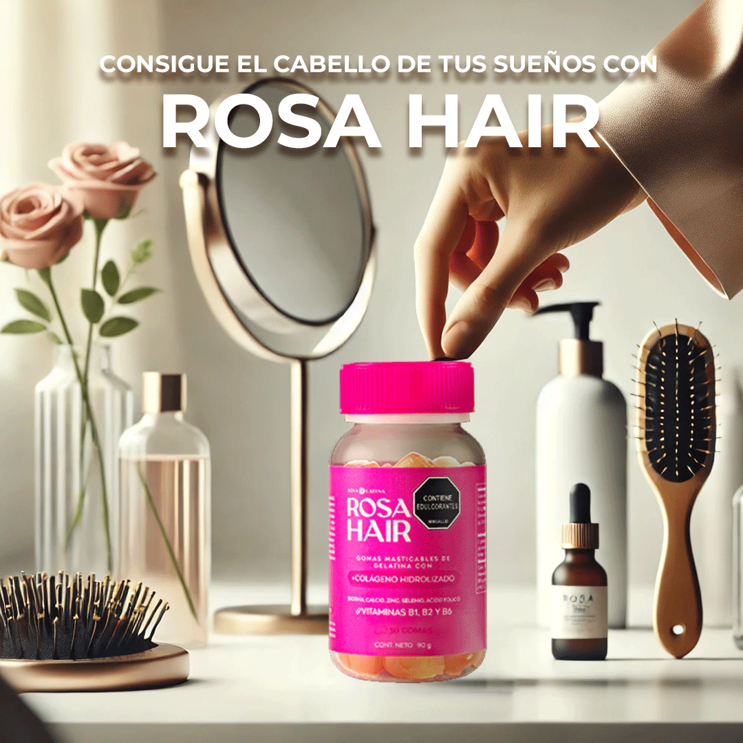 Rosa Hair, Gomitas De Colageno Hidrolizado 90gr