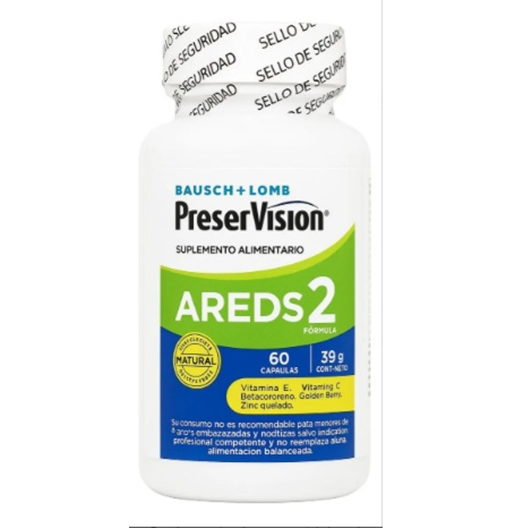 Preservision Areds 2-Suplemento Visual - 60 Cápsulas