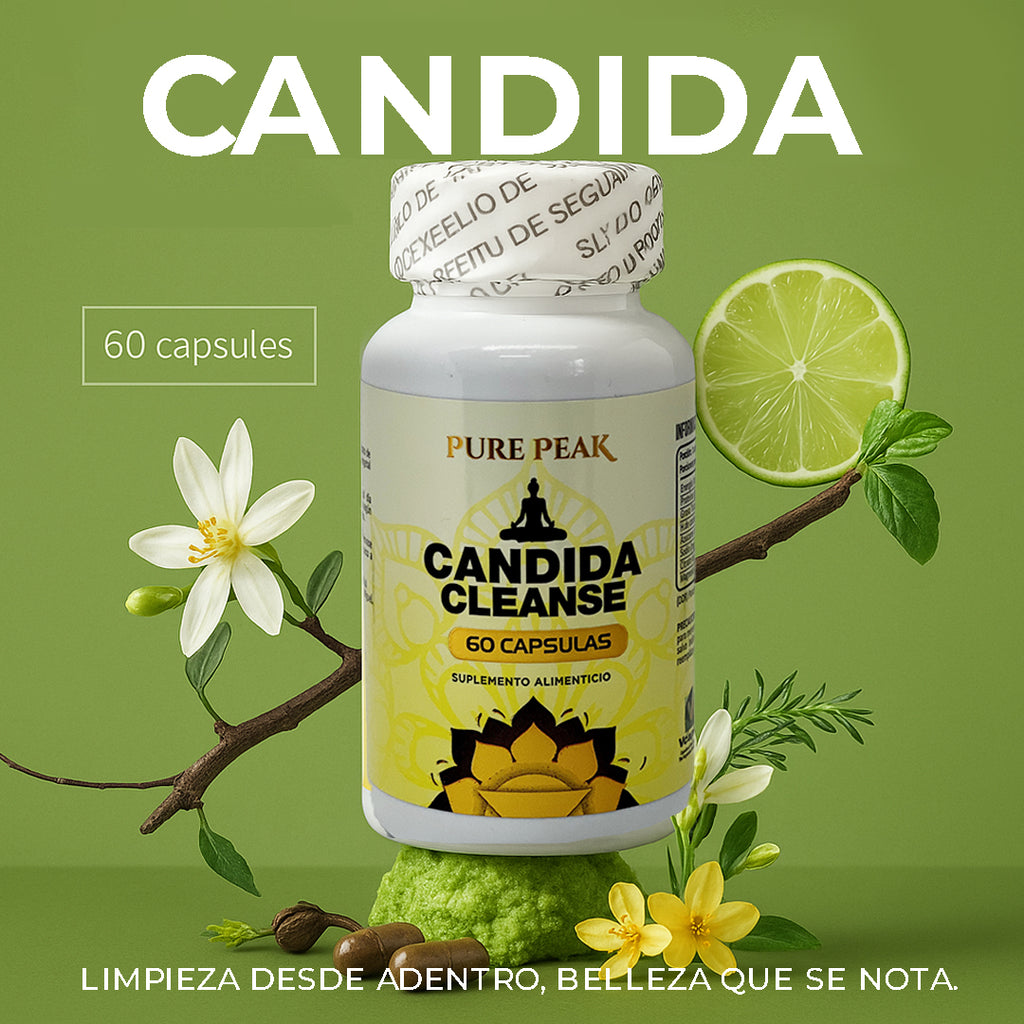 Candida  60 Caps. Original, Limpieza hongo-Sin Sabor