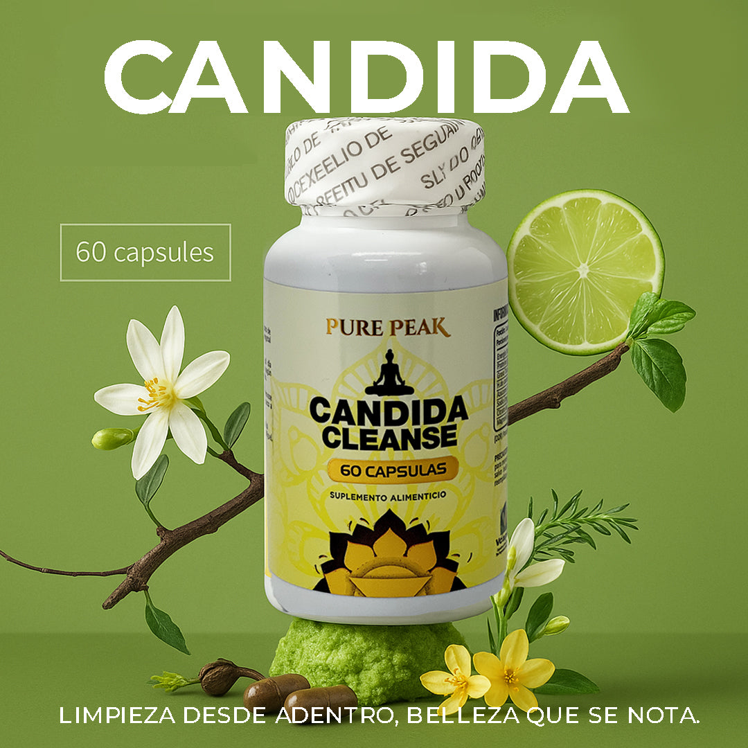 Candida  60 Caps. Original, Limpieza hongo-Sin Sabor