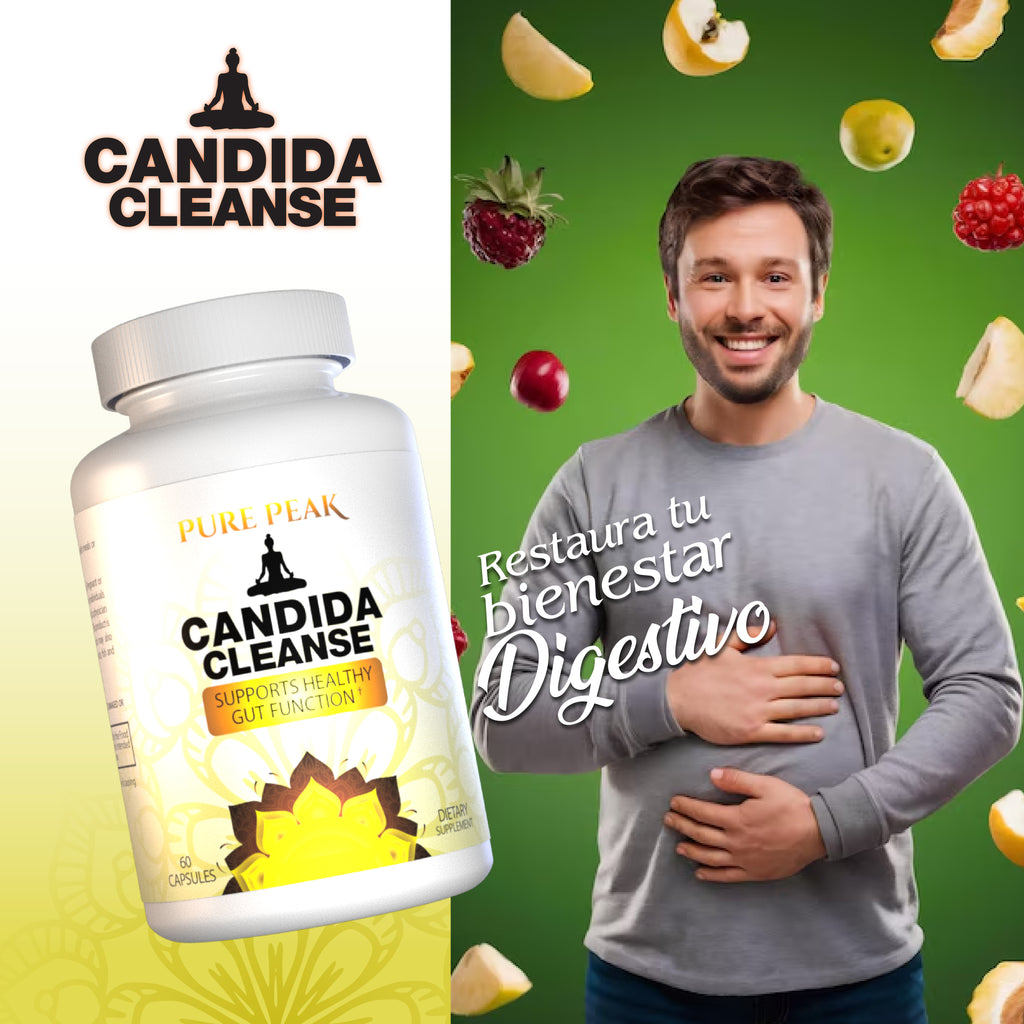 Candida  60 Caps. Original, Limpieza hongo-Sin Sabor