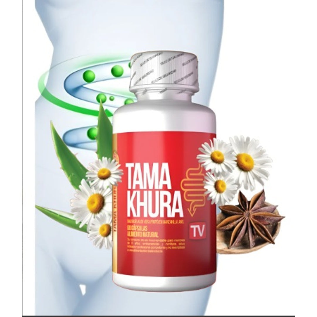 Tamakhura Suplemento Limpieza Detox de Colon 60 Cap Original